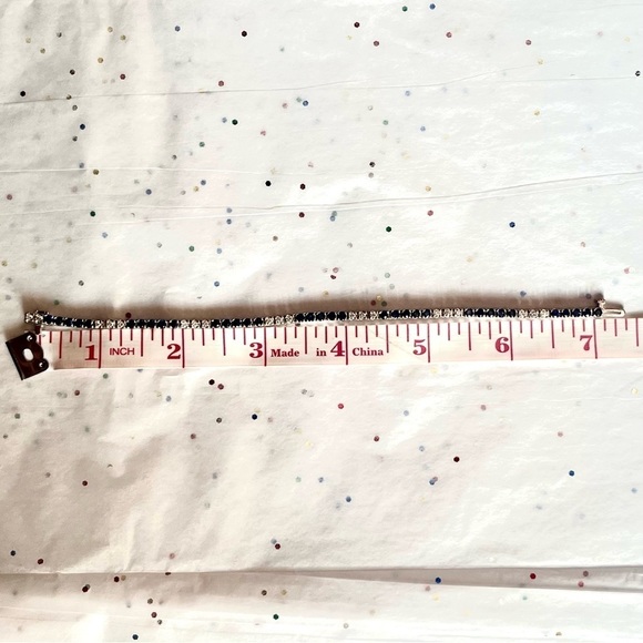 Sapphire and Diamond Tennis Bracelet - Picture 4 of 4